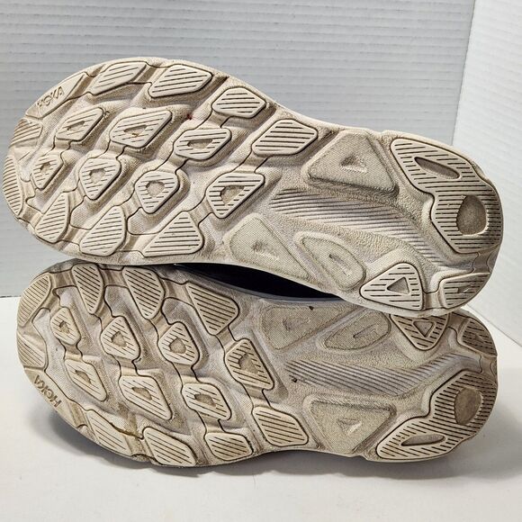 Hoka One One Clifton 9 Womens 8.5B Gym Shoes Black Gold BRGL Running Sneaker - Picture 13 of 14